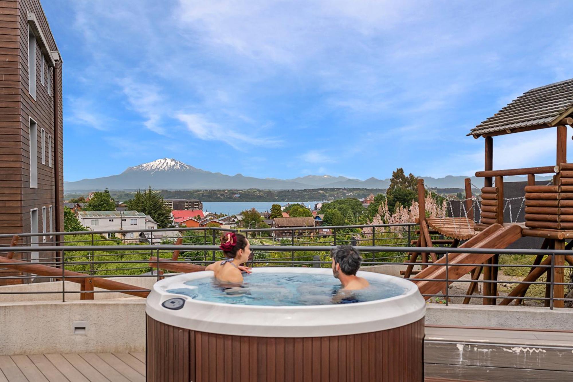 Exquisito Depa Con La Mejor Vista Al Lago Y Tinaja Puerto Varas Luaran gambar