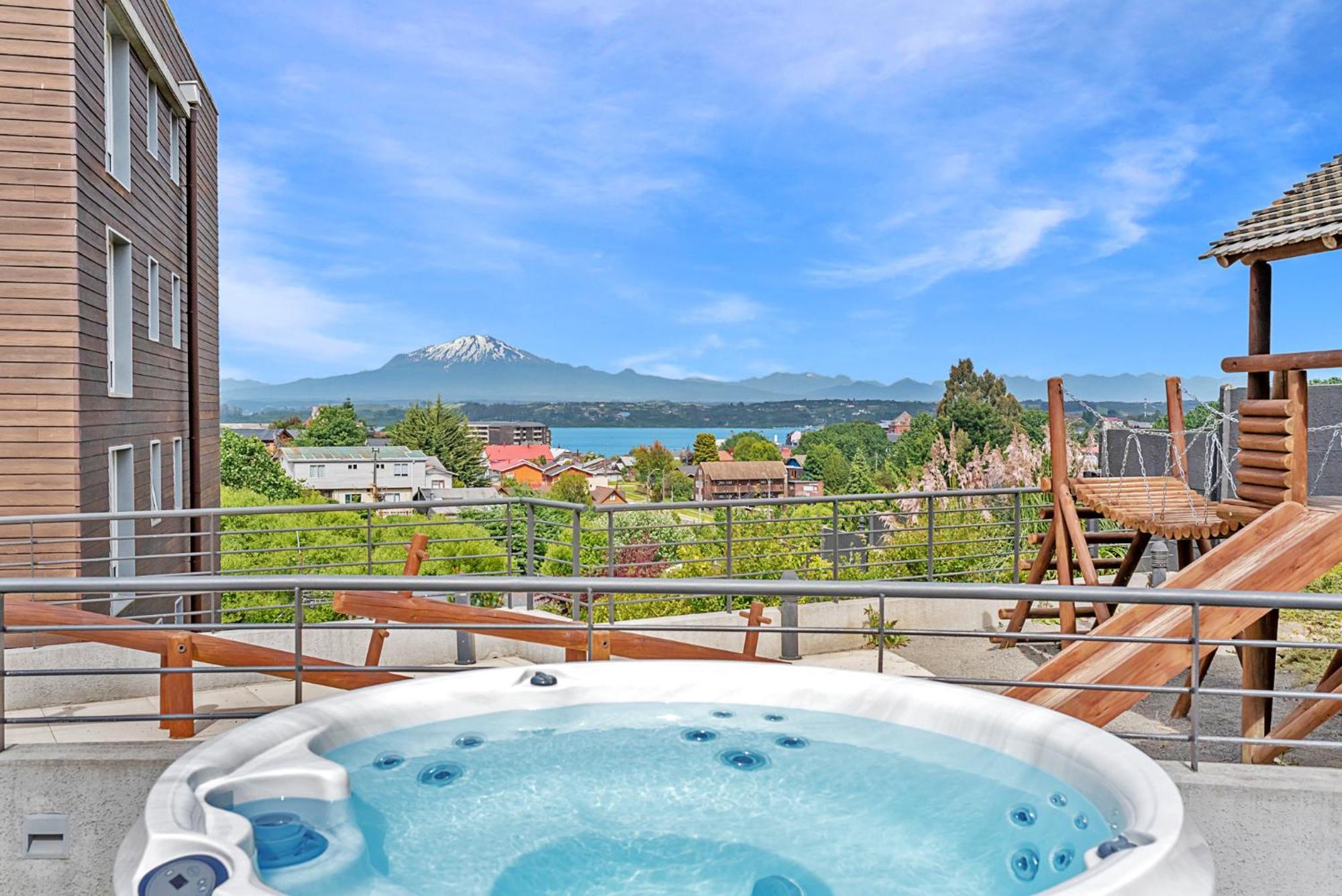 Exquisito Depa Con La Mejor Vista Al Lago Y Tinaja Puerto Varas Luaran gambar